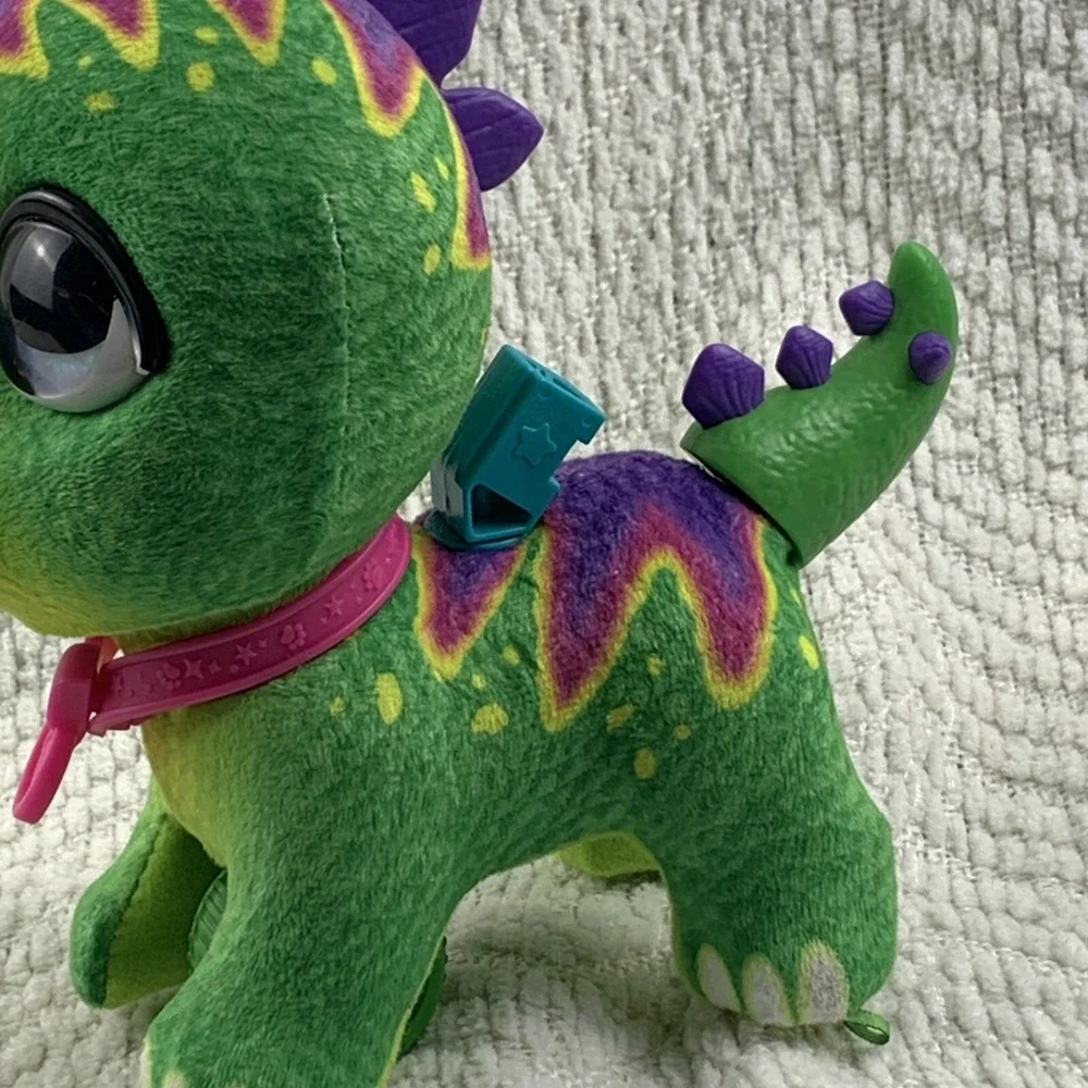 FurReal Walkalots Big Wags Dinosaur Green Interactive Pet‎ Toy Works Great